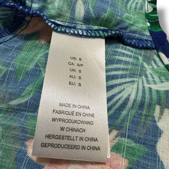 Tommy Bahama Hawaiian Pet Shirt Small Velcro Closure Adorable - Picture 9 of 9